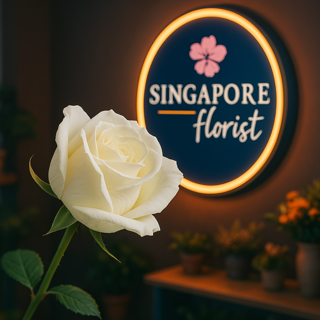 Single Stalk White Rose (Good Friday)