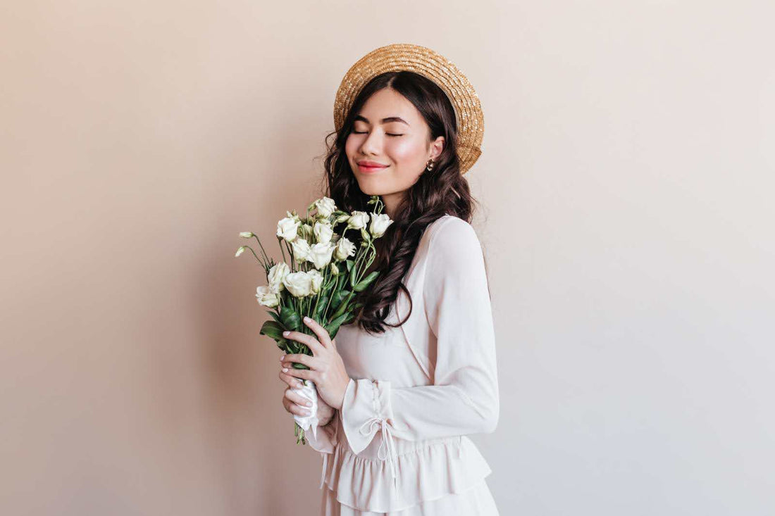 How To Pose With Flowers